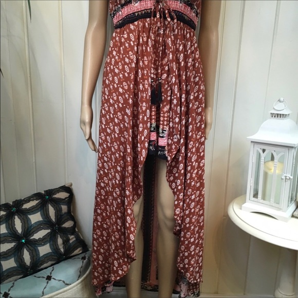 Wine Maxi Romper - Picture 7 of 8